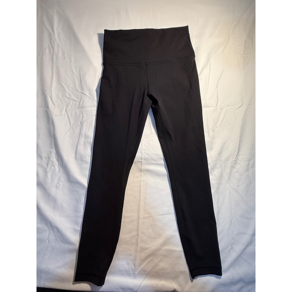 Lululemon High Rise Leggings Black Size 6 Yoga Training Activewear Pants